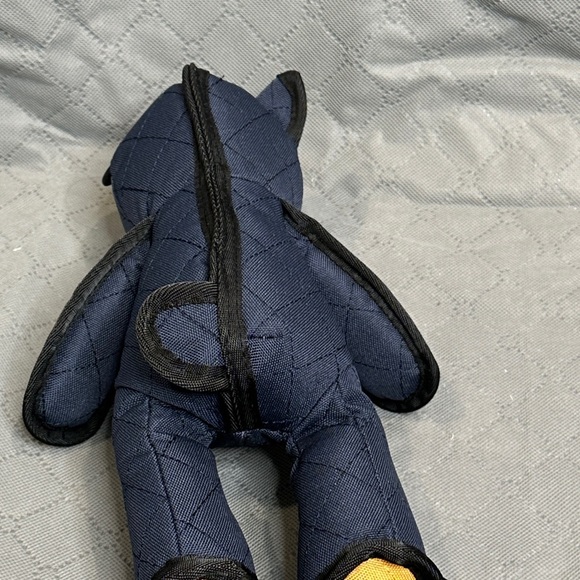 Tough Quilted Dog Chew Toy Denim Plush Bear Tough Materials and Seams NWT - Picture 11 of 13